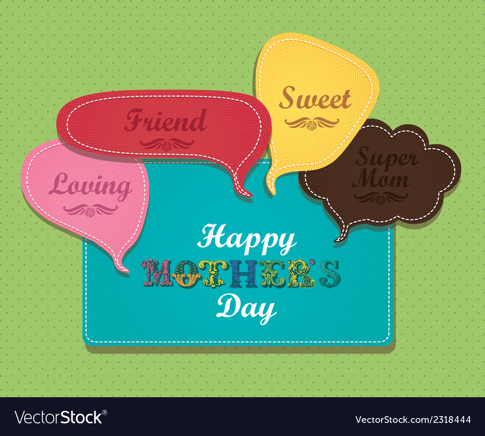 Celebration mothers day Royalty Free Vector Image