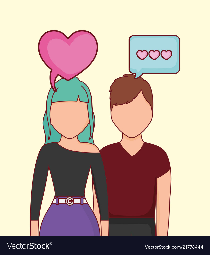 Doppel-Nachricht Blase Liebe Romantik Online-Dating vector image Doppel-Nachricht Blase Liebe Romantik Online-Dating