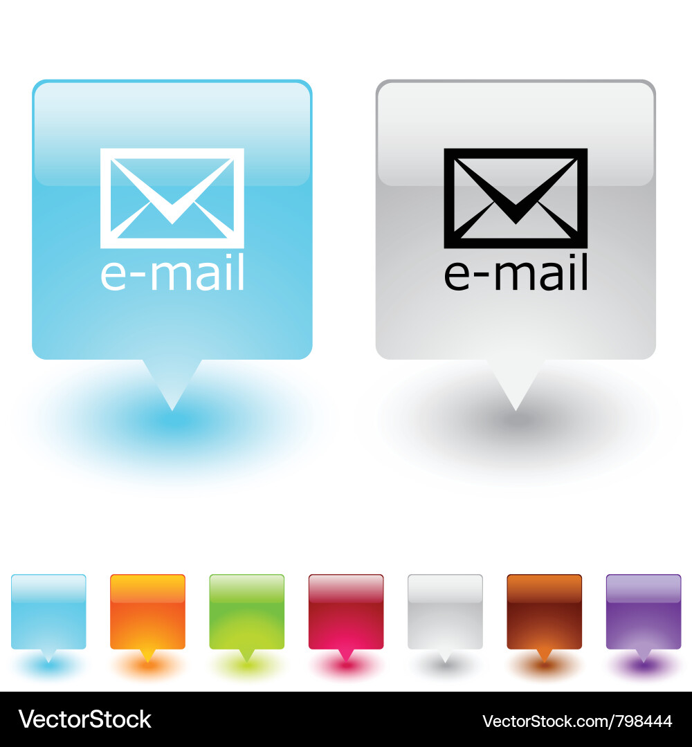 Square Email Button