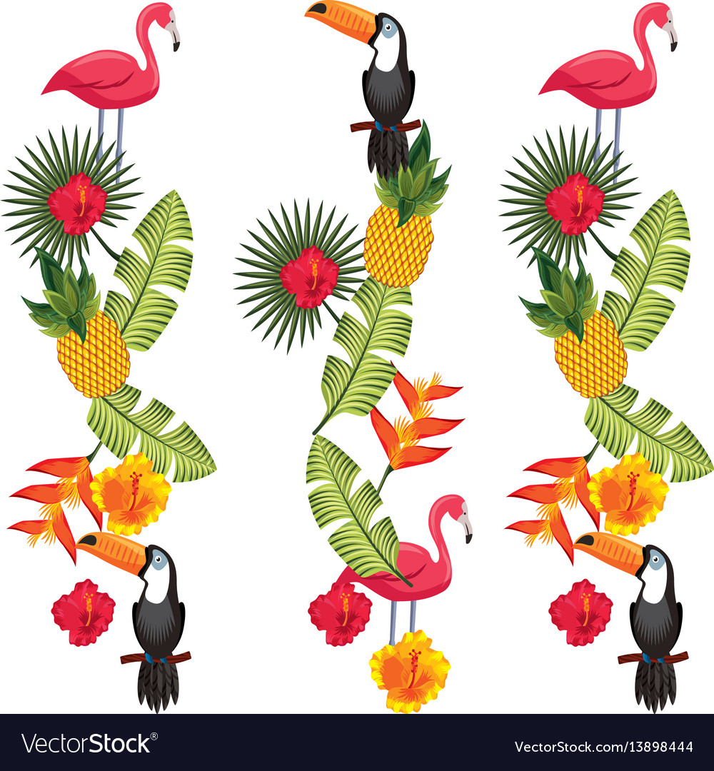 Exotic and tropical flower icon