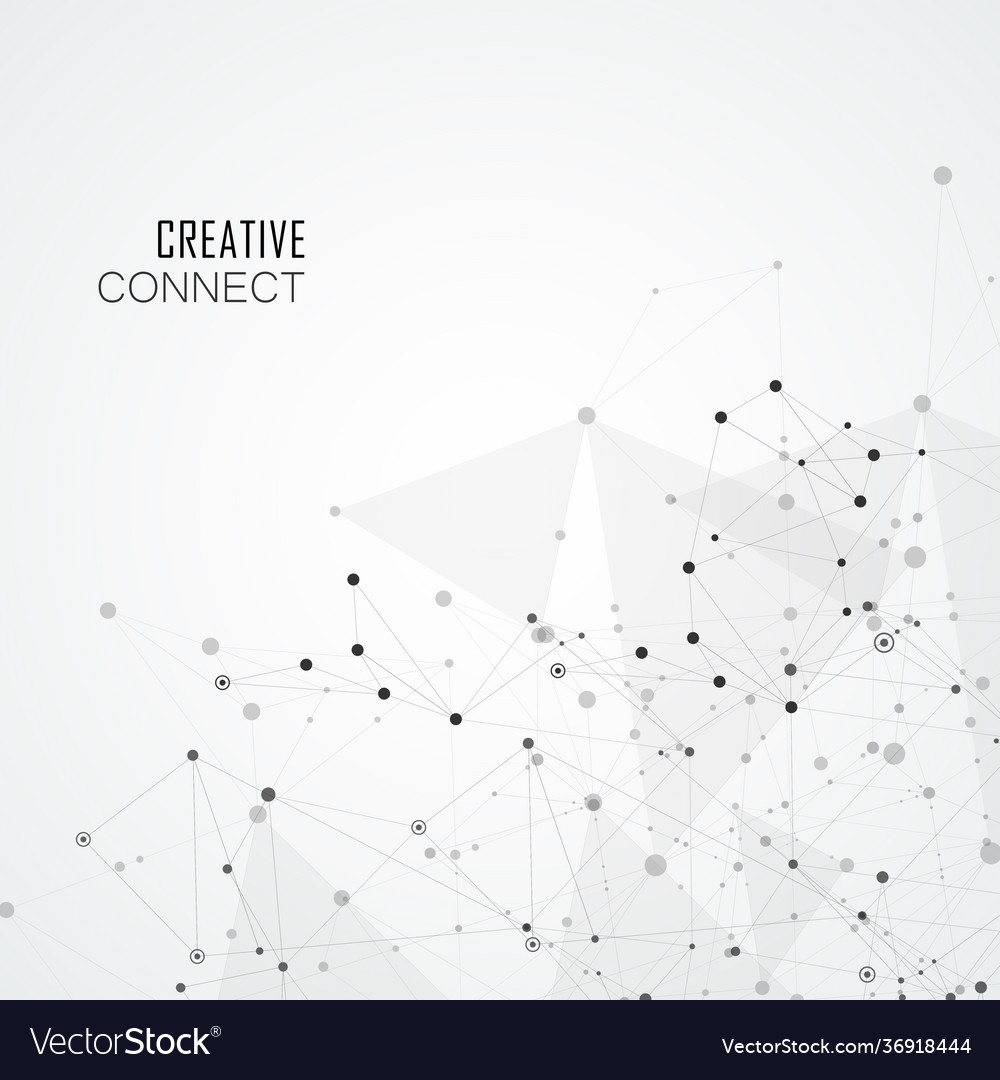 Geometric background with connected abstract vector image Geometric background with connected abstract