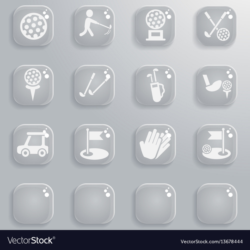 Golf Icon Set