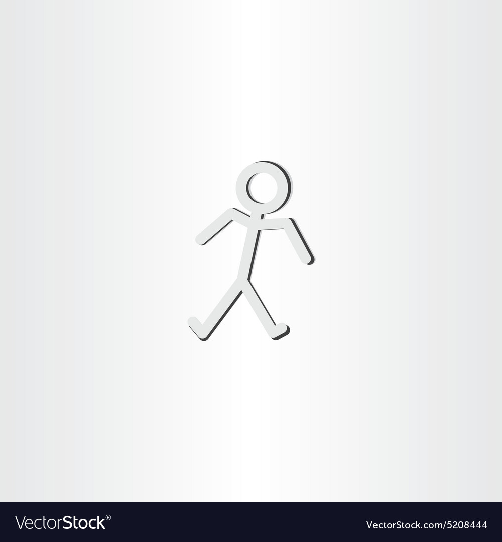Man walking icon symbol