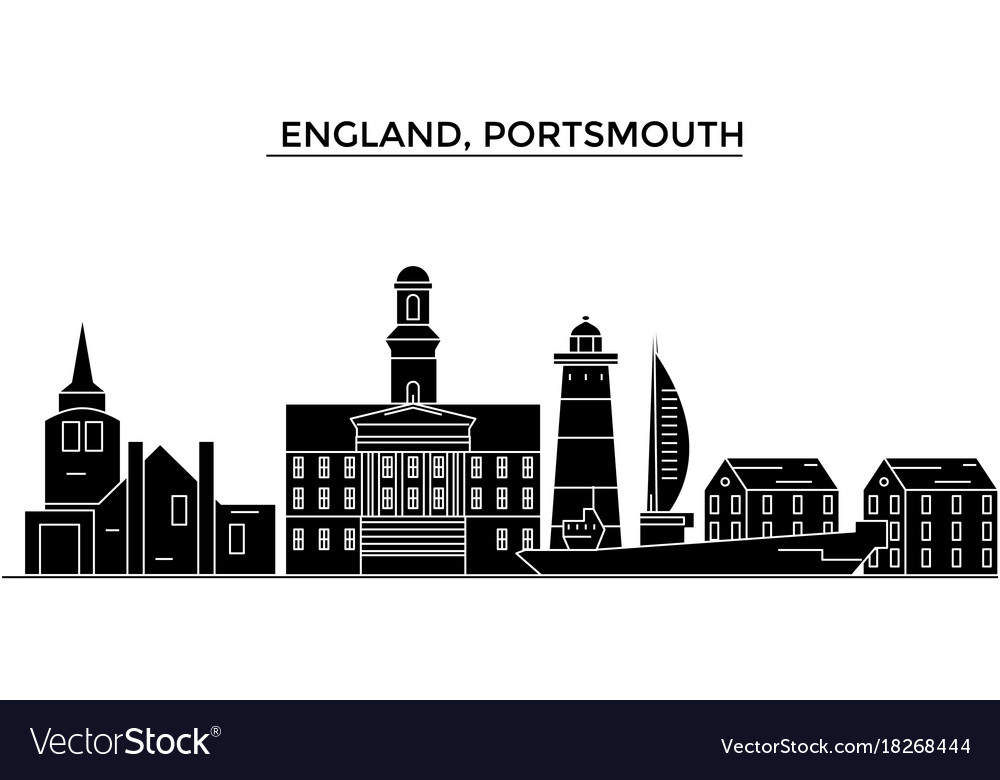 Portsmouth City Skyline