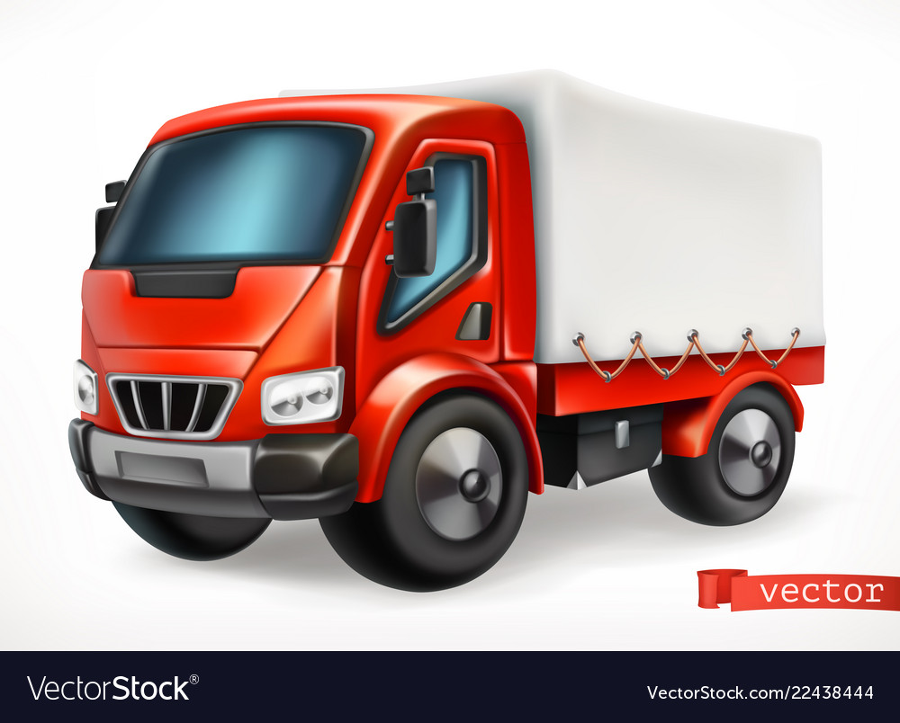 Download Truck 3d icon Royalty Free Vector Image - VectorStock