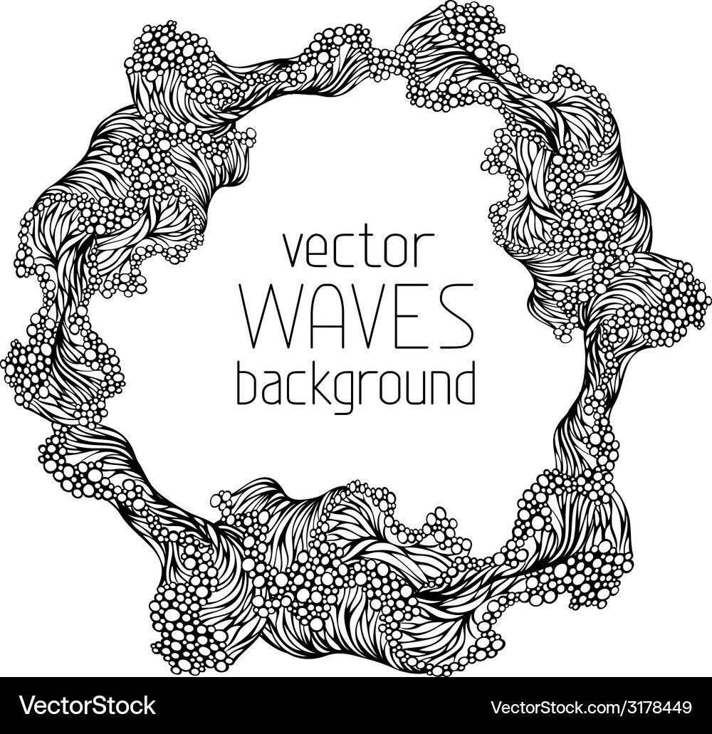 Abstract waves background Royalty Free Vector Image