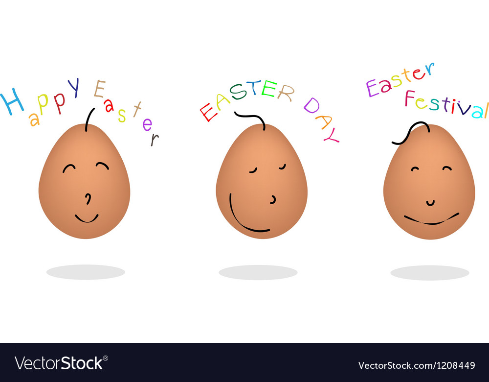 Easter eggs emotion collection