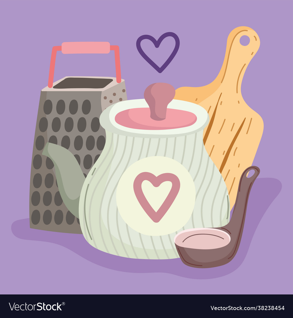 Cooking utensil cartoon Royalty Free Vector Image
