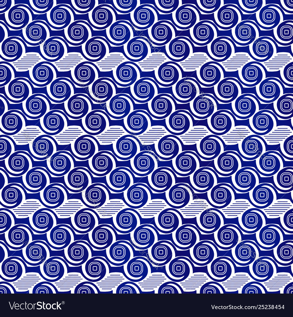 Japanese Circle Wave Pattern