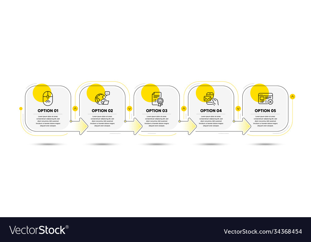 Reject web smile and swipe up icons set Vector Image Reject web smile and swipe up icons set
