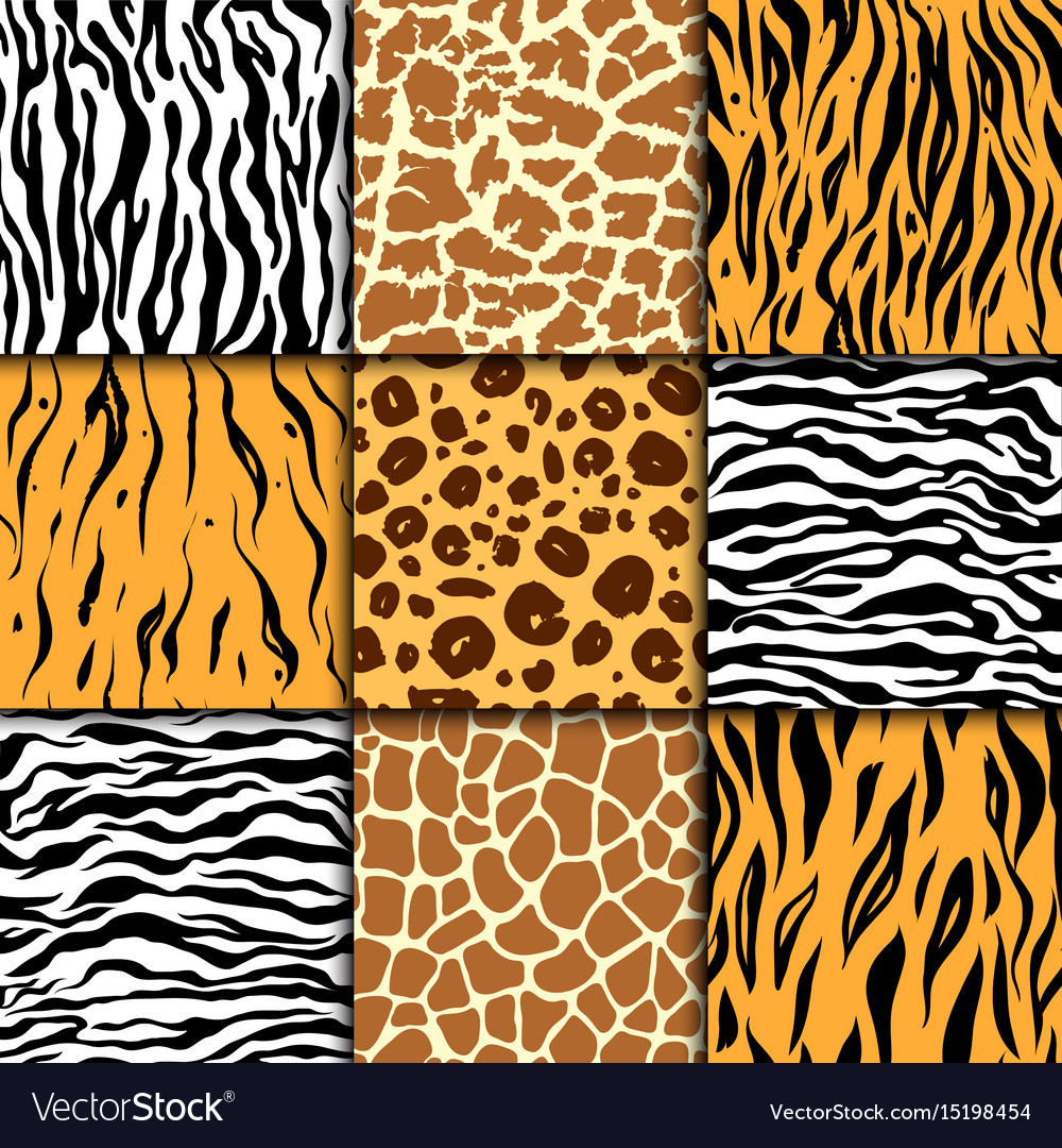 Seamless pattern with cheetah skin Royalty Free Vector Image