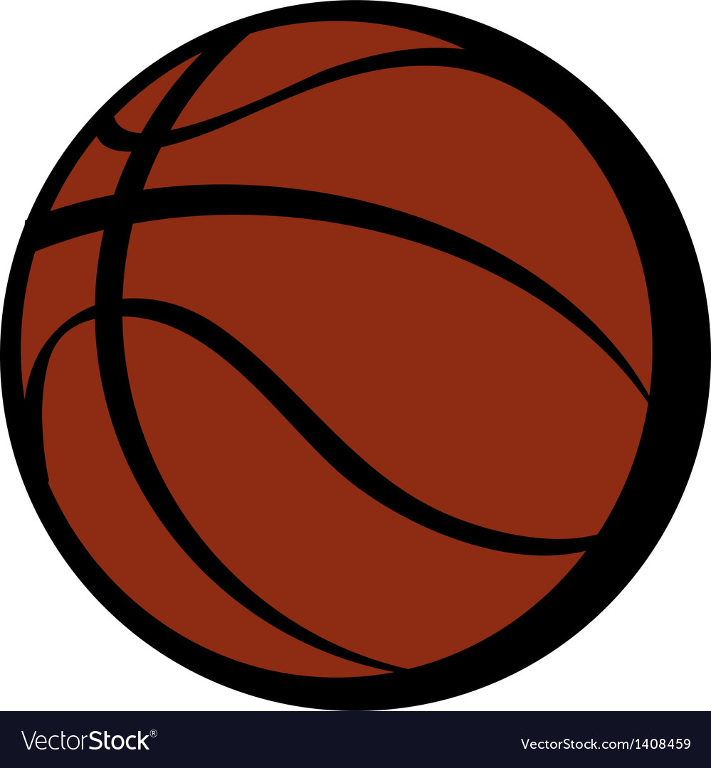 A basketball Royalty Free Vector Image - VectorStock