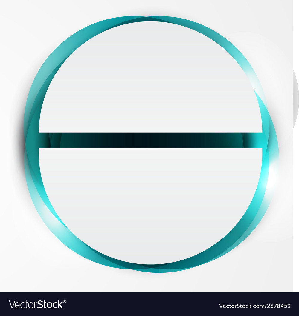 Abstract circles template web design