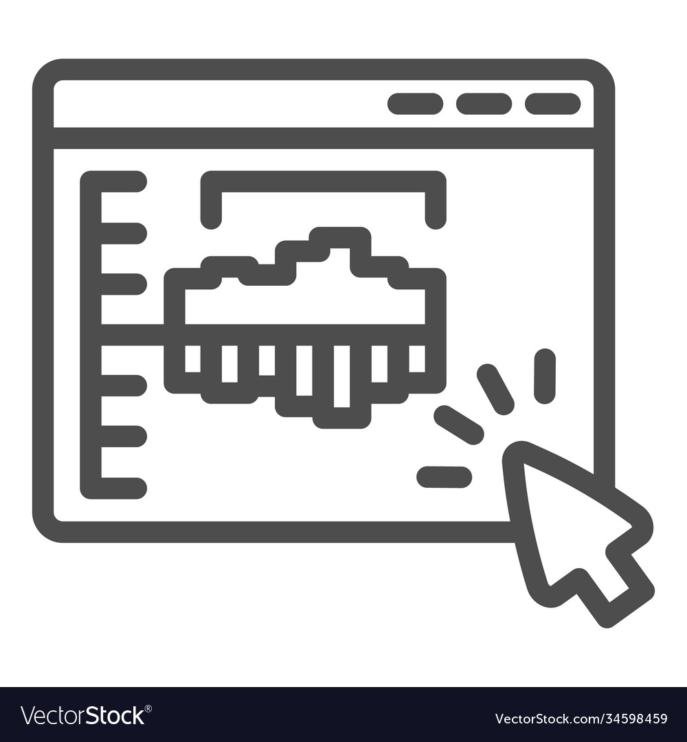Audio program with track line icon sound design vector image Audio program with track line icon sound design