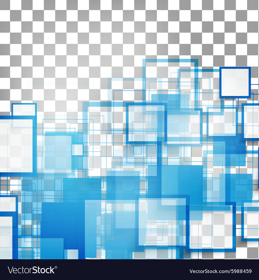 Blue Square Pattern Background