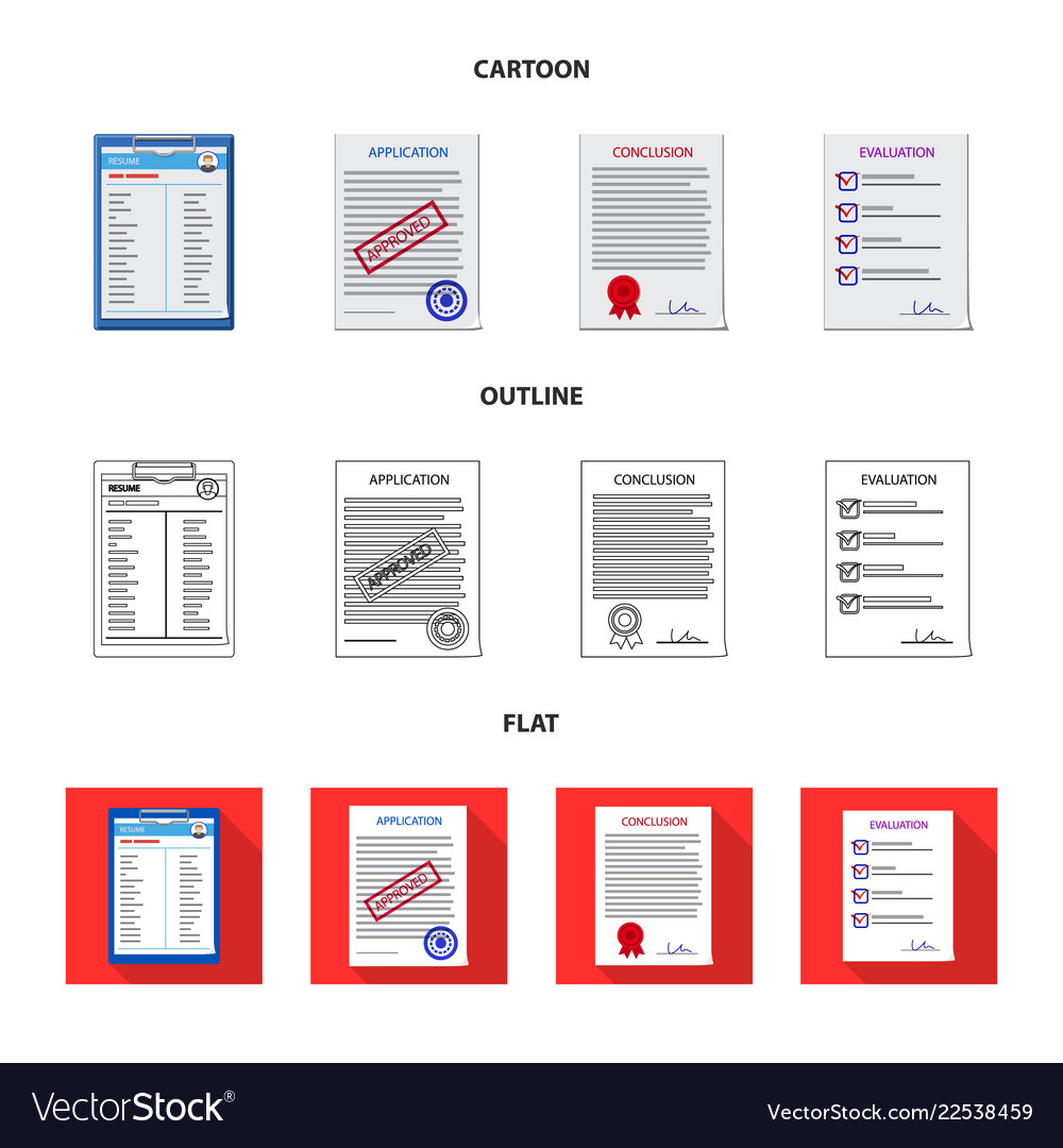 Design of form and document icon vector image Design of form and document icon