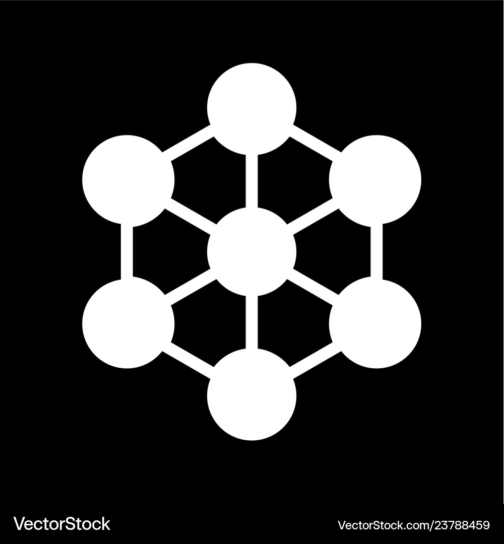 Molecule icon Royalty Free Vector Image - VectorStock