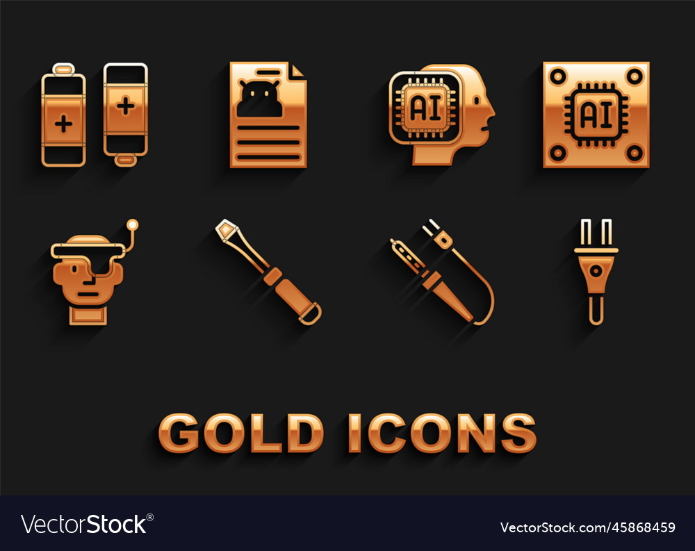 Set screwdriver processor with microcircuits cpu vector image Set screwdriver processor with microcircuits cpu