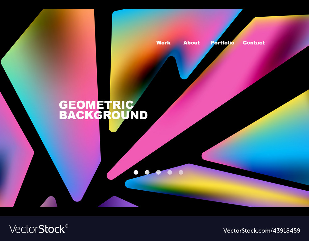 Shards shape composition abstract background web vector image Shards shape composition abstract background web