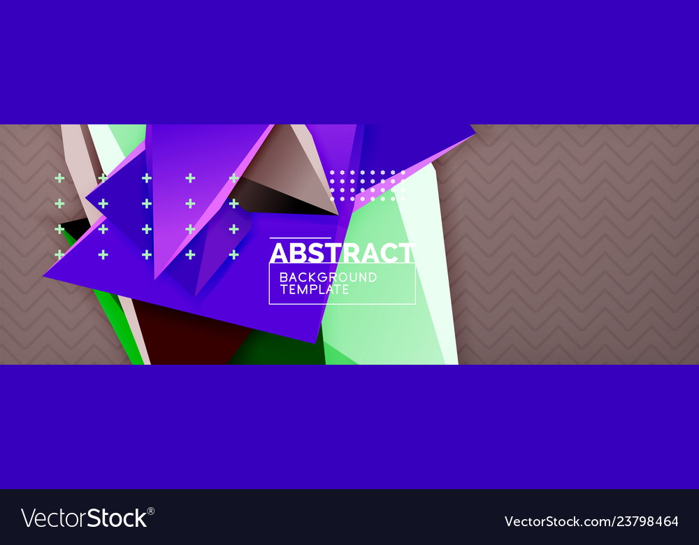 3d triangular minimal abstract background vector image 3d triangular minimal abstract background