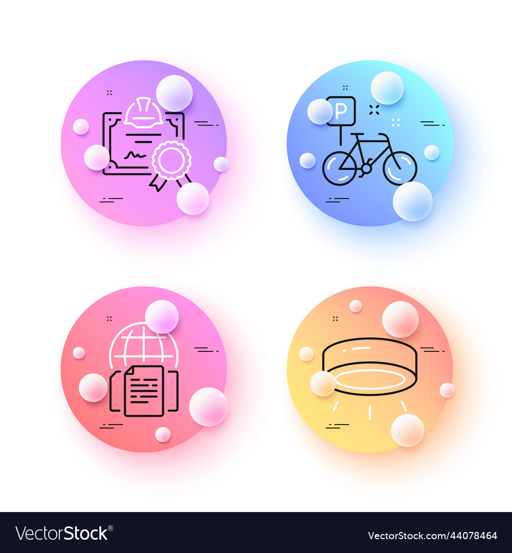Led lamp internet documents and certificate Vector Image Led lamp internet documents and certificate
