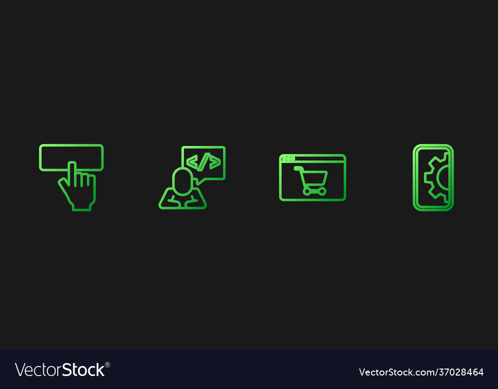 Set line online shopping on screen keyboard