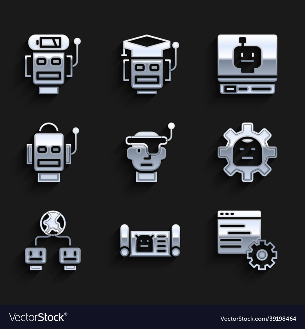 Set smart glasses robot blueprint computer api