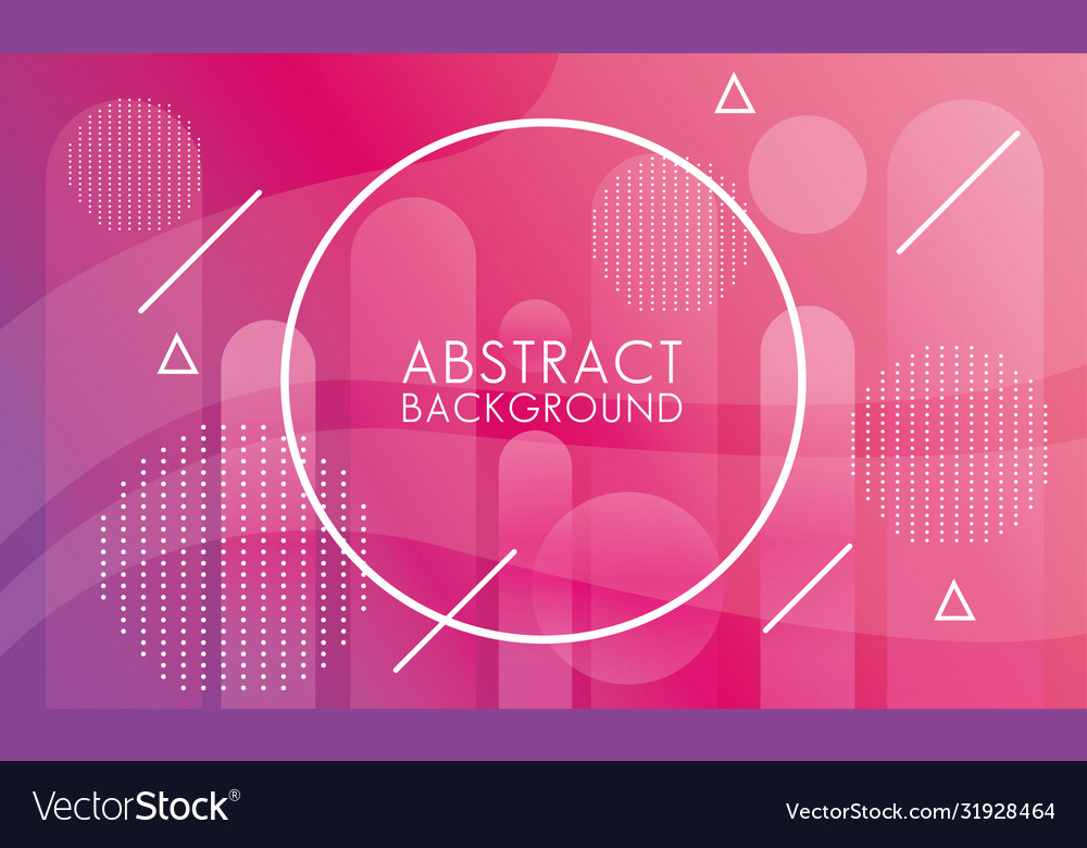 Vivid colors and fluids with circular frame vector image Vivid colors and fluids with circular frame