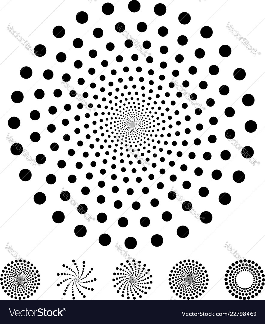 Circular Dot Pattern - Abstract