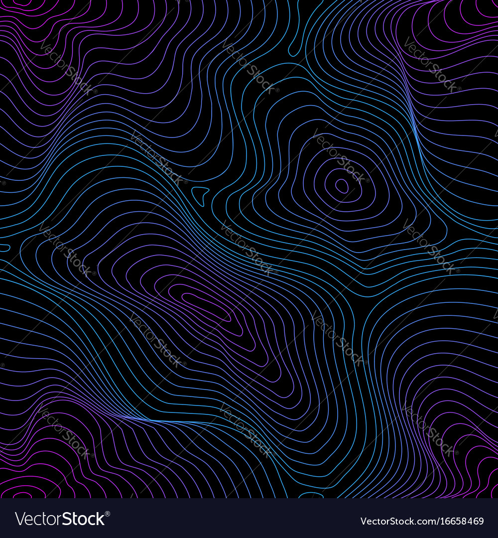 Curved Line Abstract Pattern