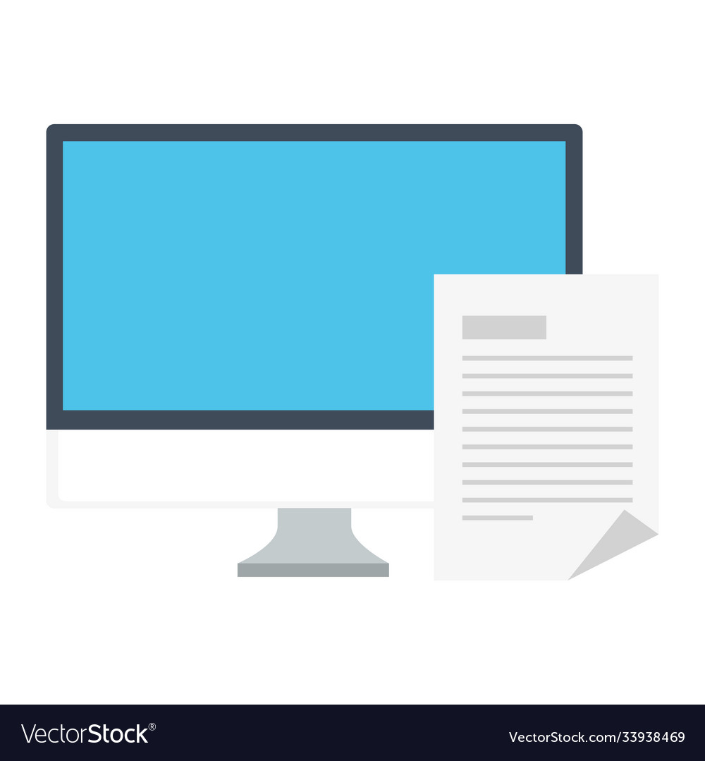 Digital computer with paper document design