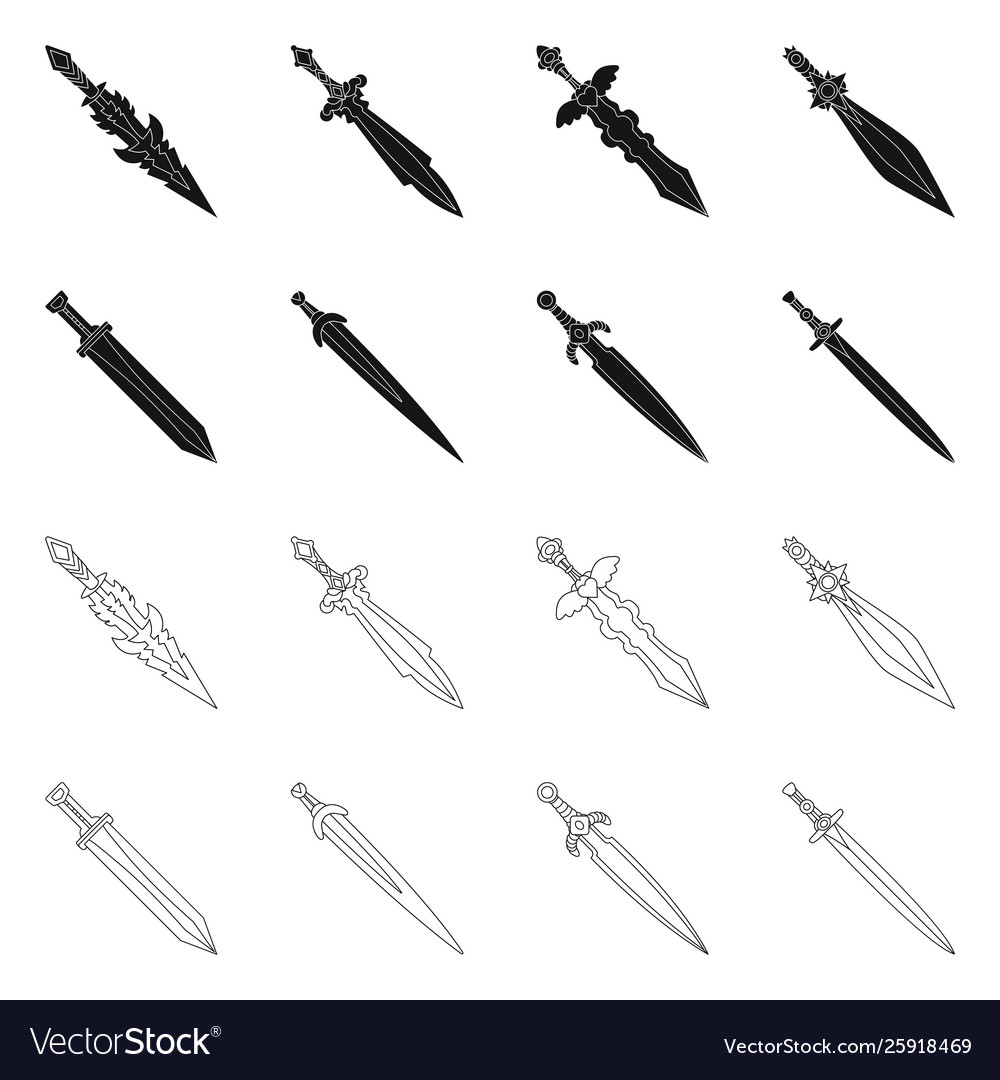 Isolated object game and armor icon set