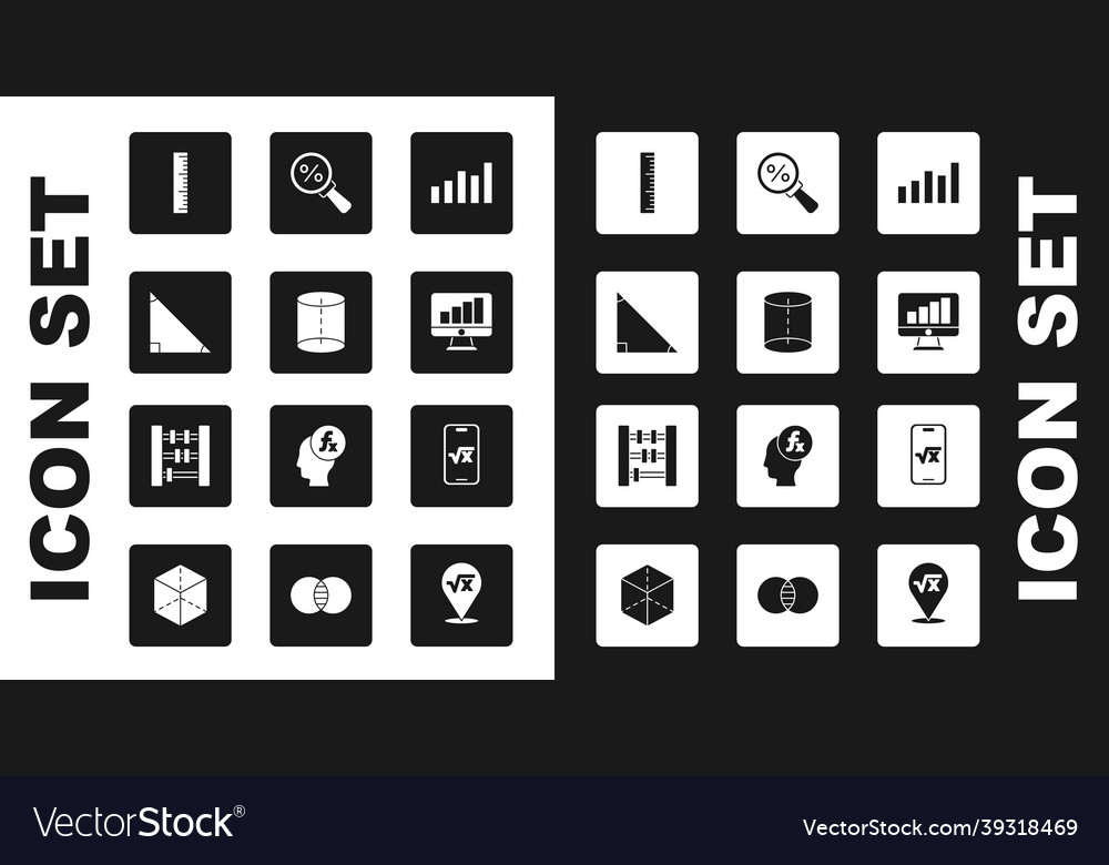 Set graph schedule chart diagram geometric Vector Image Set graph schedule chart diagram geometric