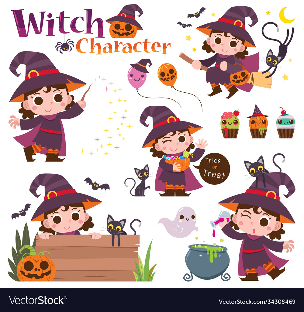 Witch Royalty Free Vector Image - VectorStock