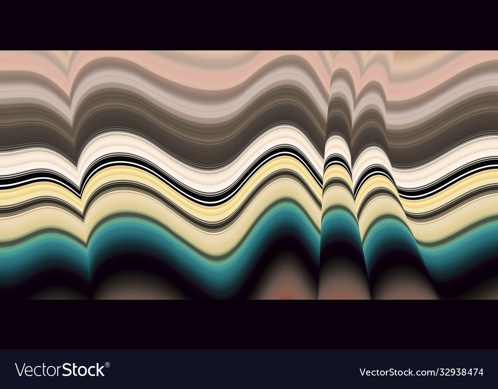 Background with gradient color warped lines Vector Image Background with gradient color warped lines