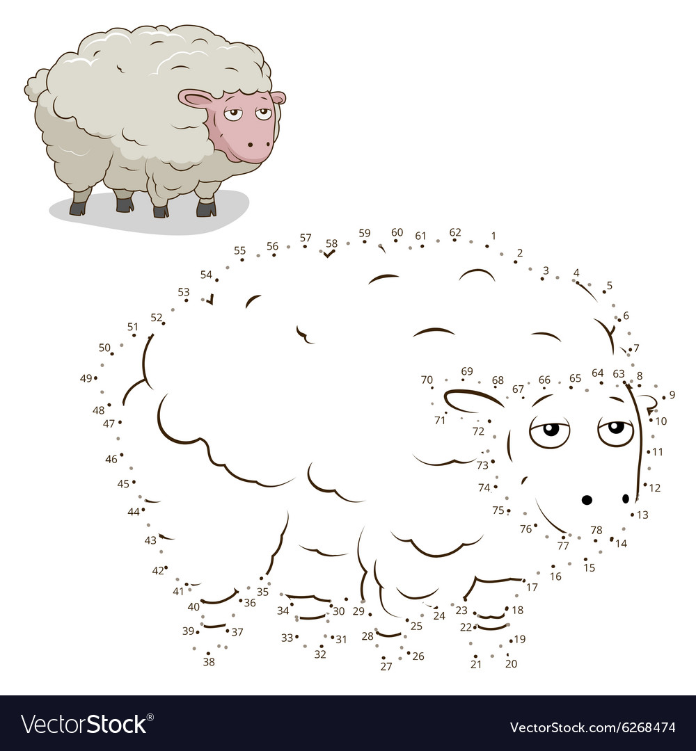 Connect the Dots Sheep Game