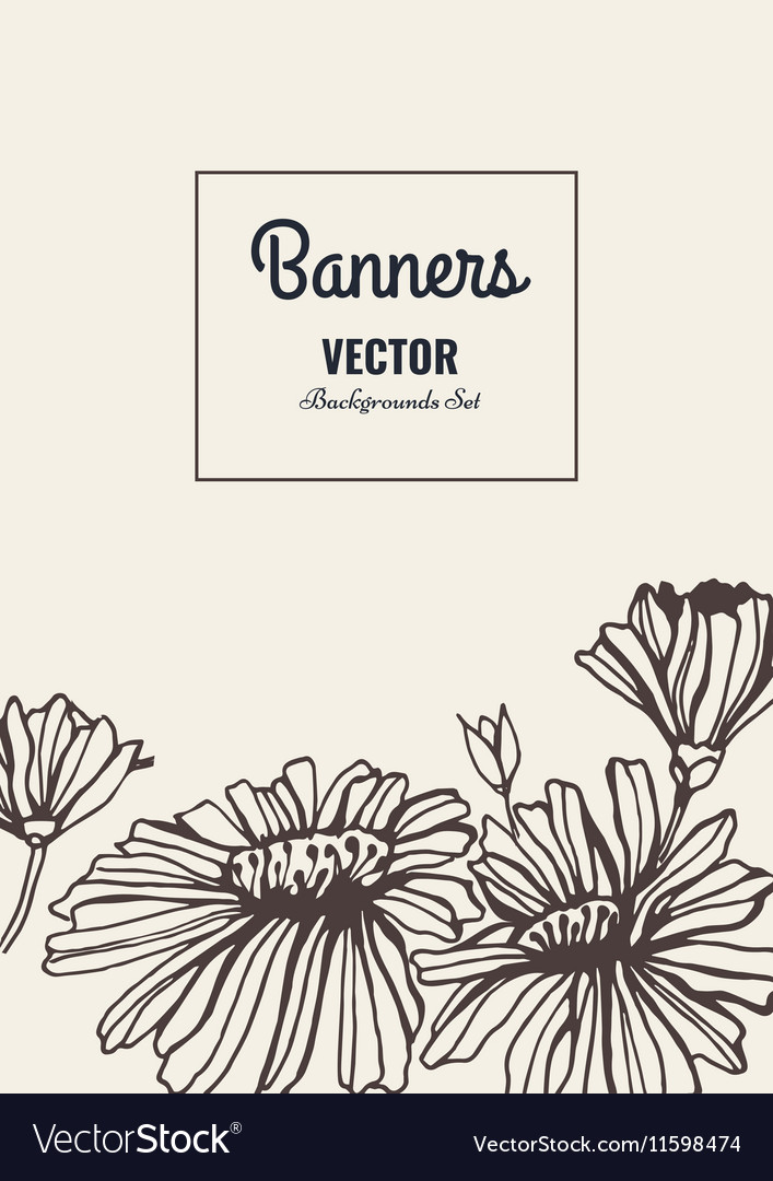 flower template card royalty free vector image flower template images