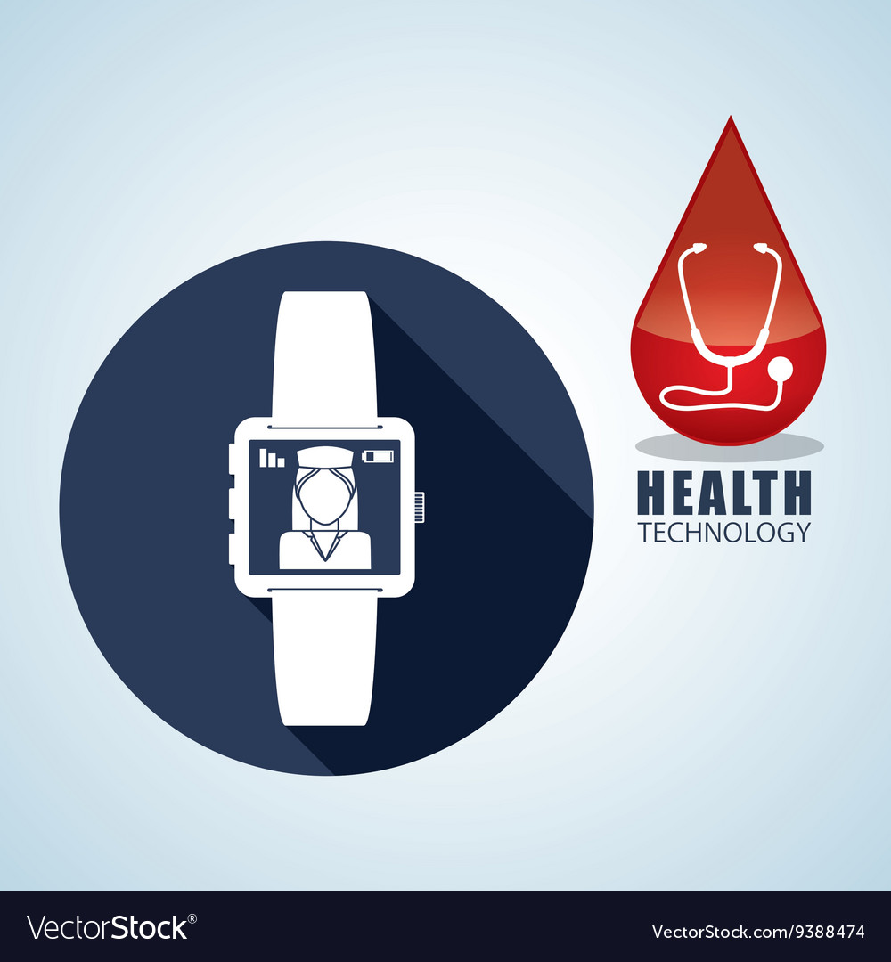 Health care design technology icon isolated