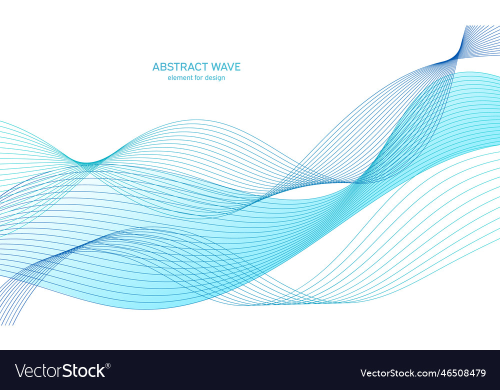 Abstract colorful wave element for design digital vector image Abstract colorful wave element for design digital