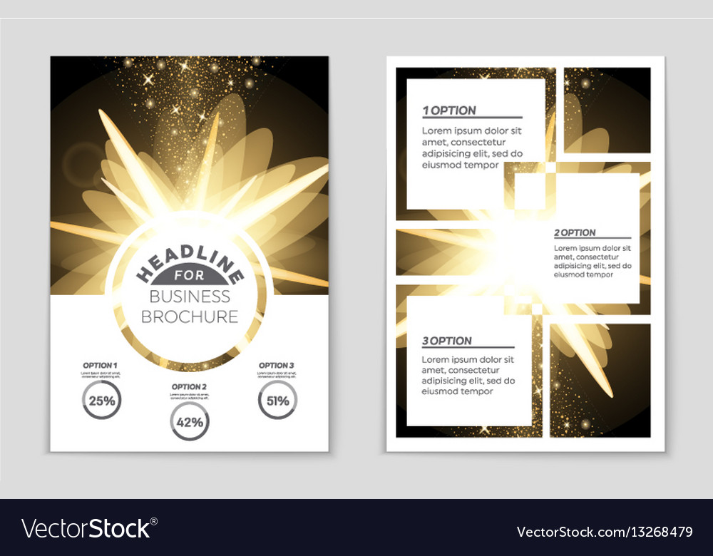 Abstract layout background set for art