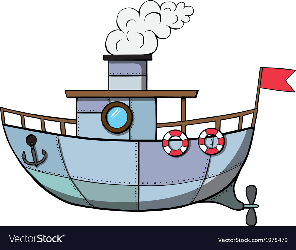 Cartoon ship Royalty Free Vector Image - VectorStock Cartoon ship Royalty Free Vector Image - VectorStock