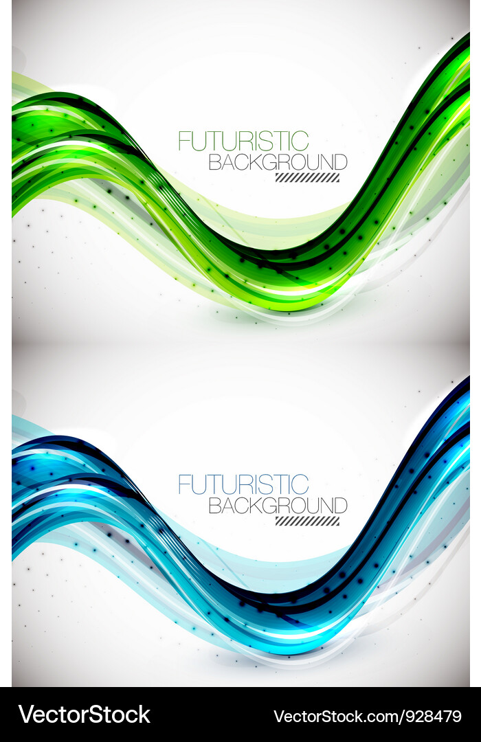Futuristic wave background Royalty Free Vector Image