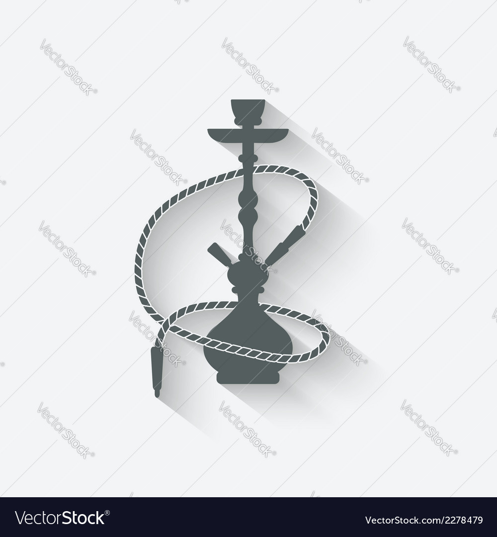 Hookah relaxation icon