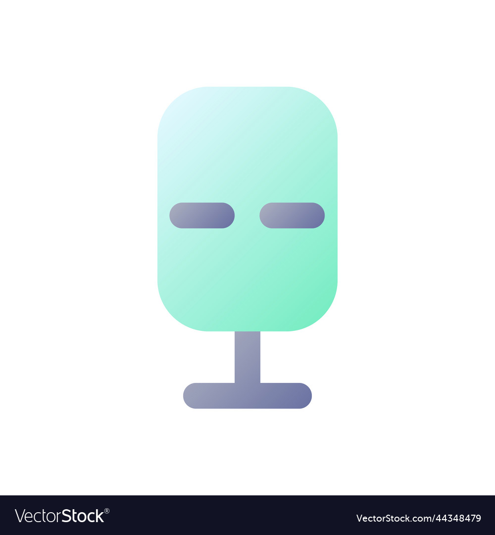 Microphone pixel perfect flat gradient color ui vector image Microphone pixel perfect flat gradient color ui