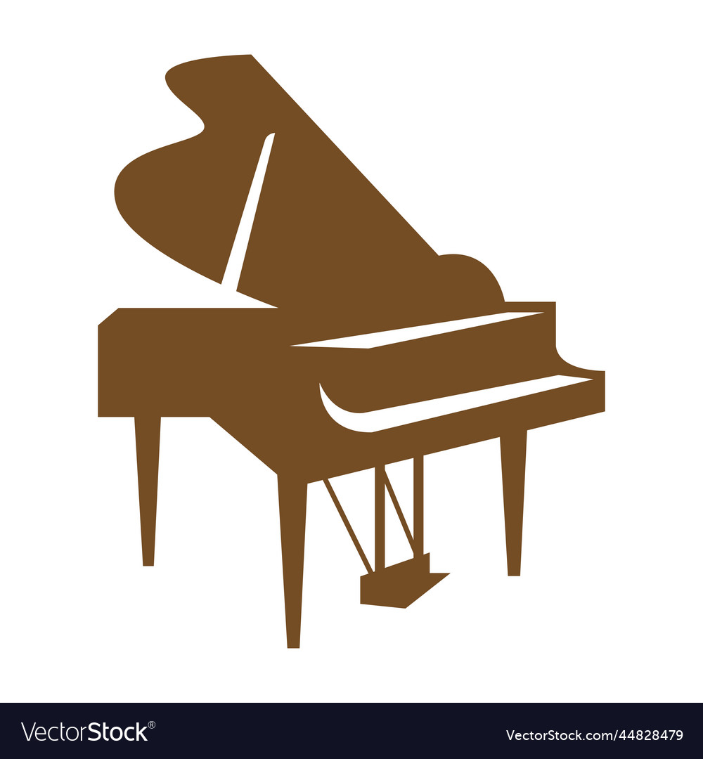 Piano logo icon design