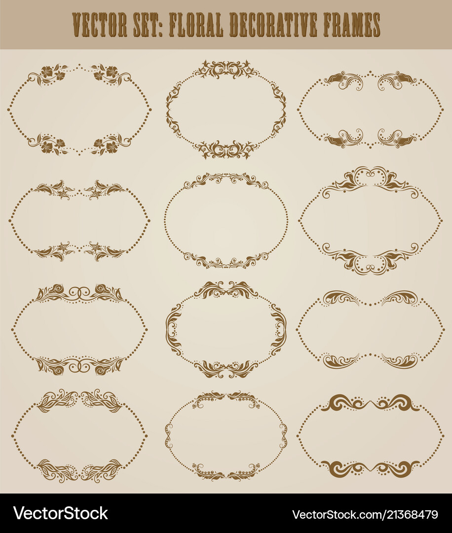 Set decorative hand drawn elements Royalty Free Vector Image
