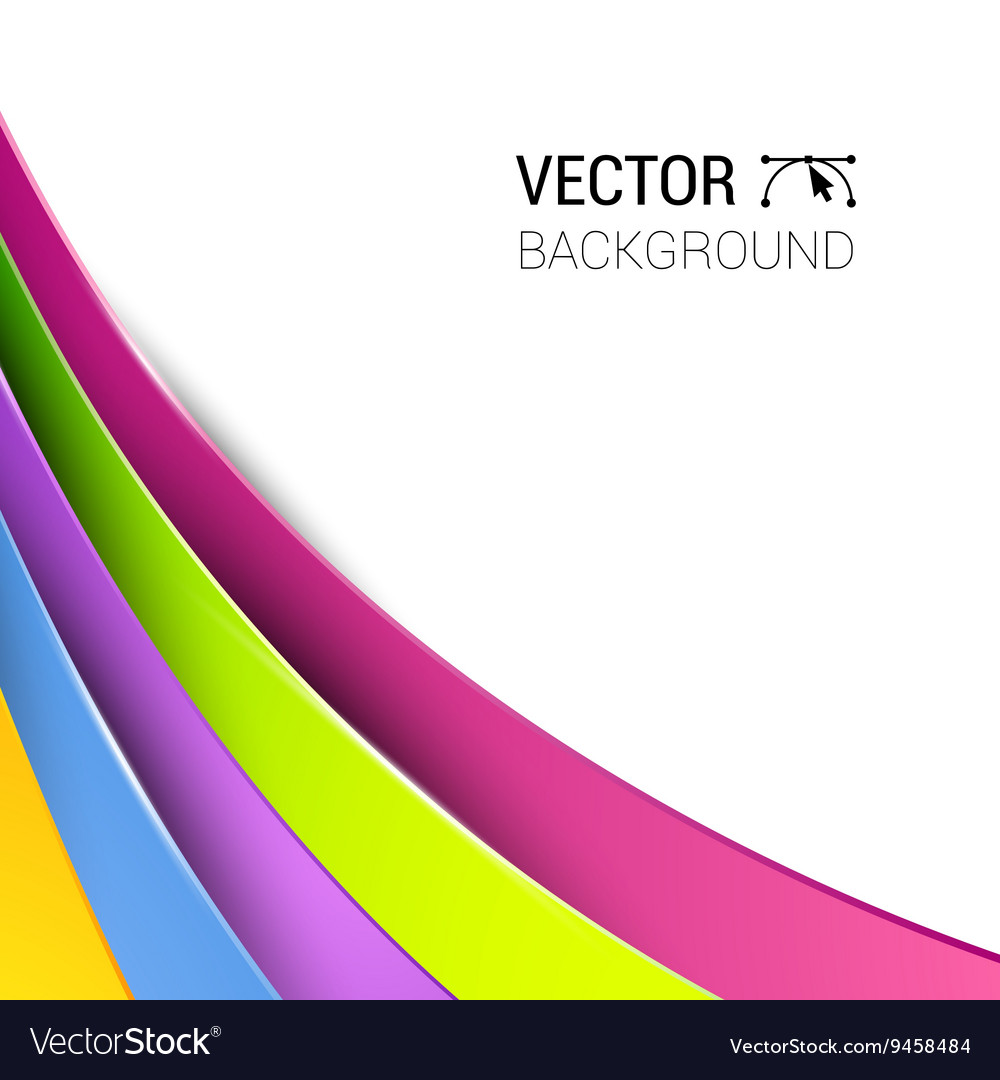 3d Abstract Lines Full Color Background Royalty Free Vector