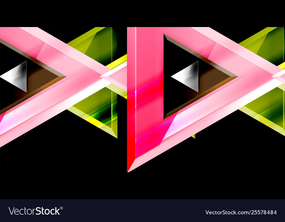 3d triangular minimal abstract background vector image 3d triangular minimal abstract background