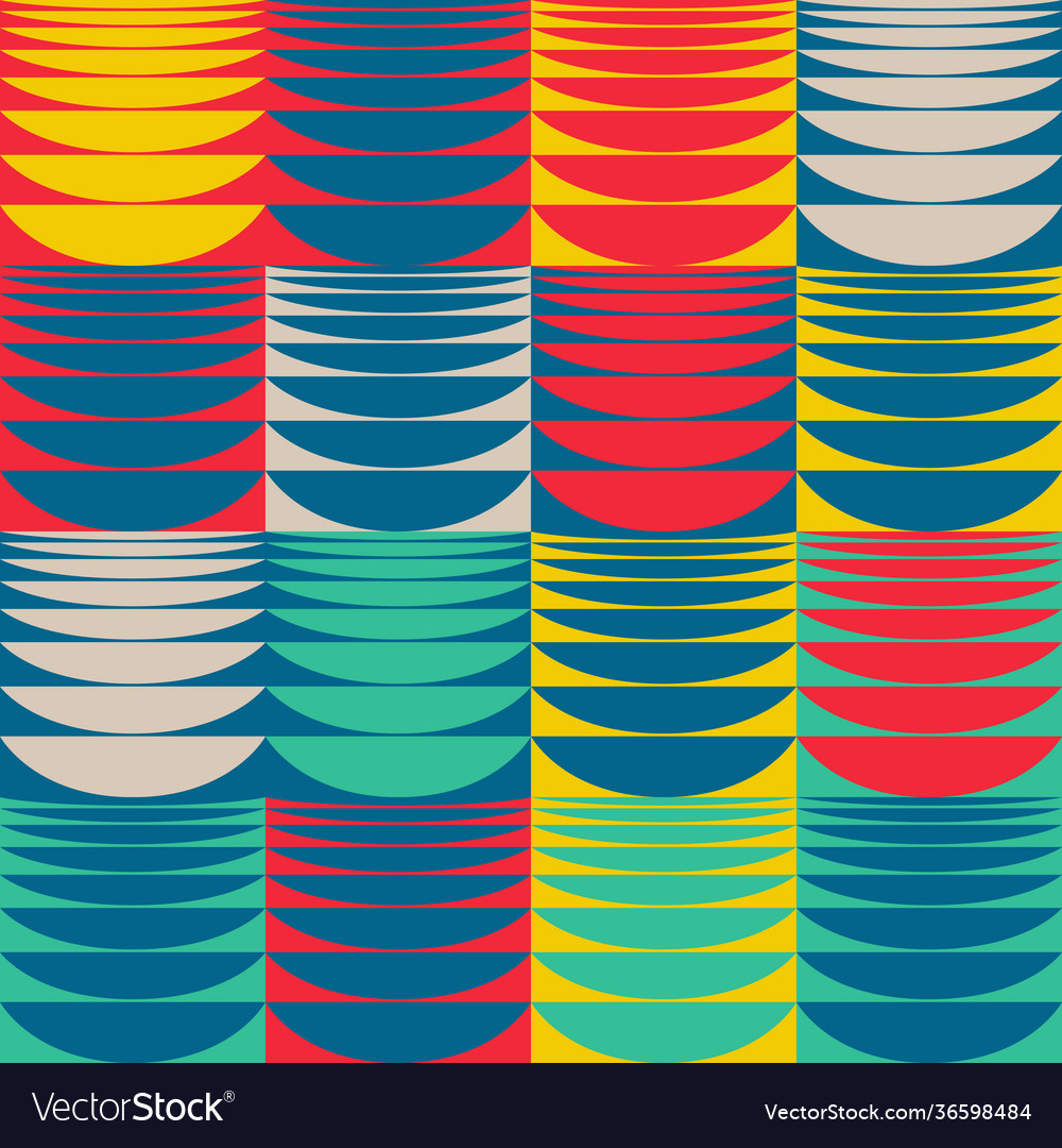 Abstract geometric pattern with transition effect vector image Abstract geometric pattern with transition effect