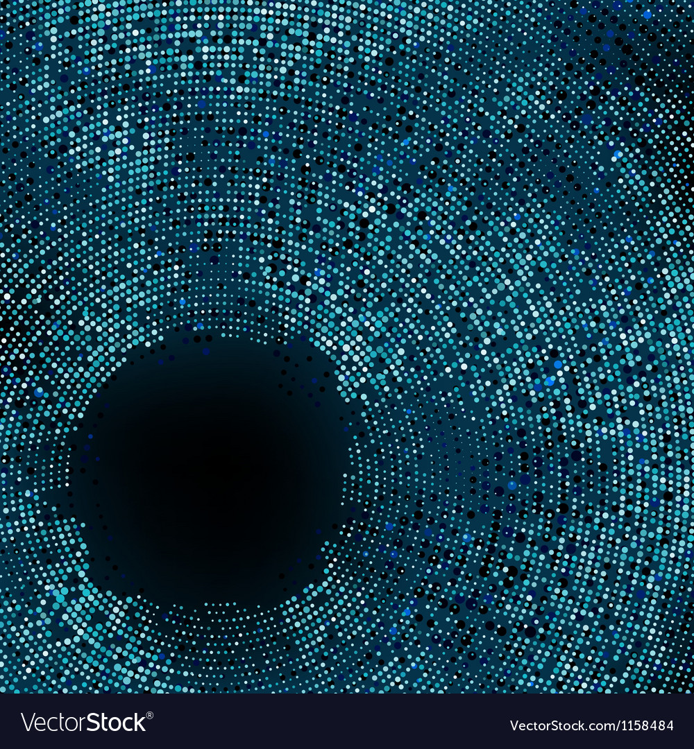 Creative Blue Abstract Art Circles Design Eps8 Vector Image